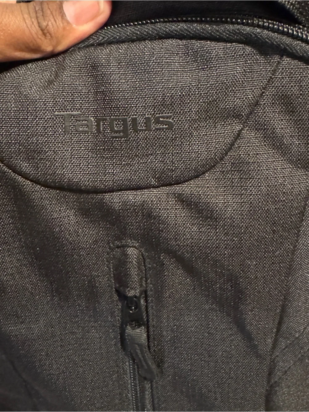 Targus Black Men's Laptop Backpack with Front Zipper Pocket